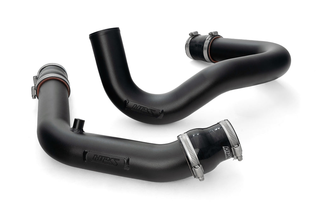 HPS Performance Lower Hot Side and Cold Side Charge Pipe Kit 17-152WB Black - 17-152WB