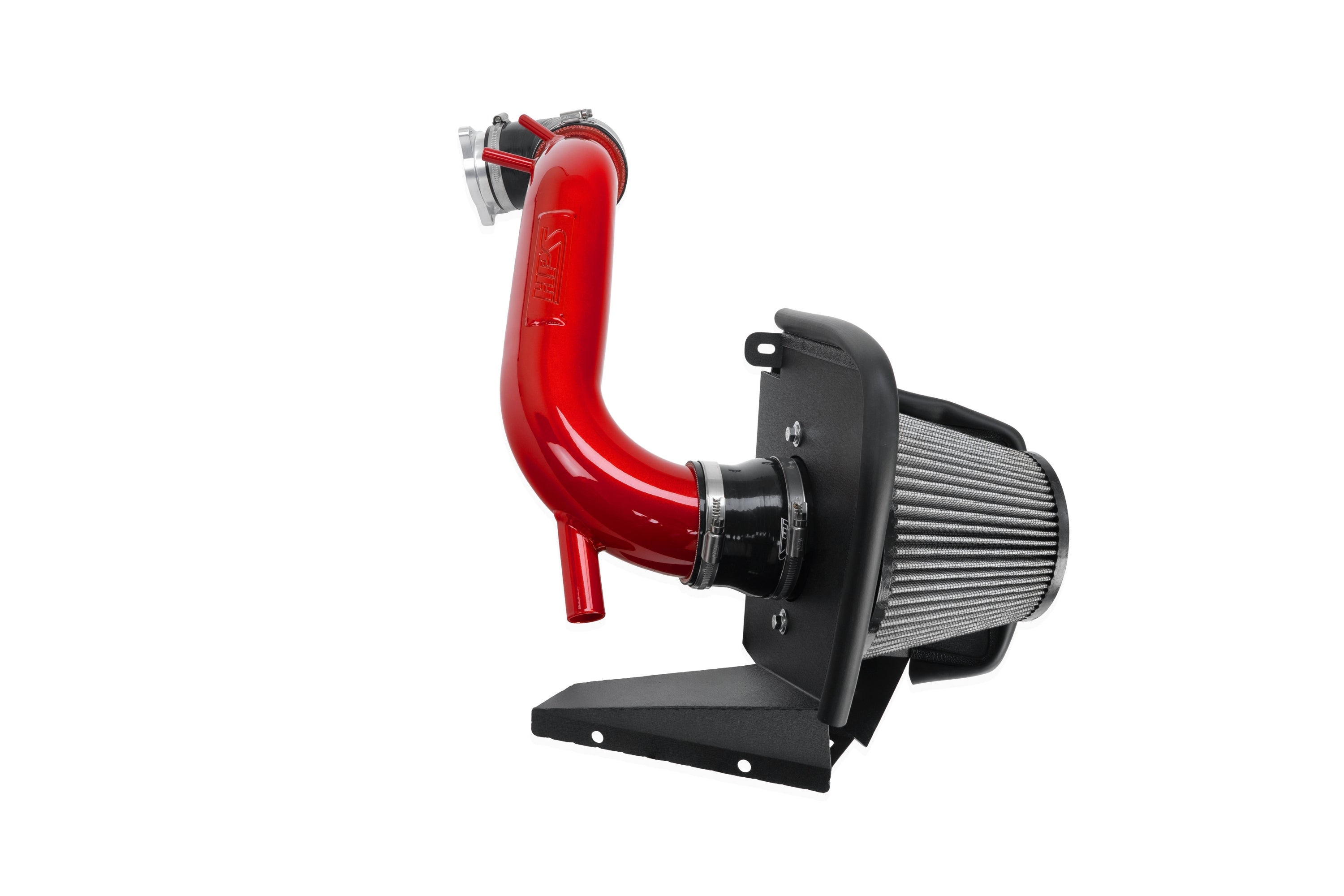 HPS Performance Air Intake Kit With Heat Shield and Turbo Inlet 827-797R Red - 827-797R