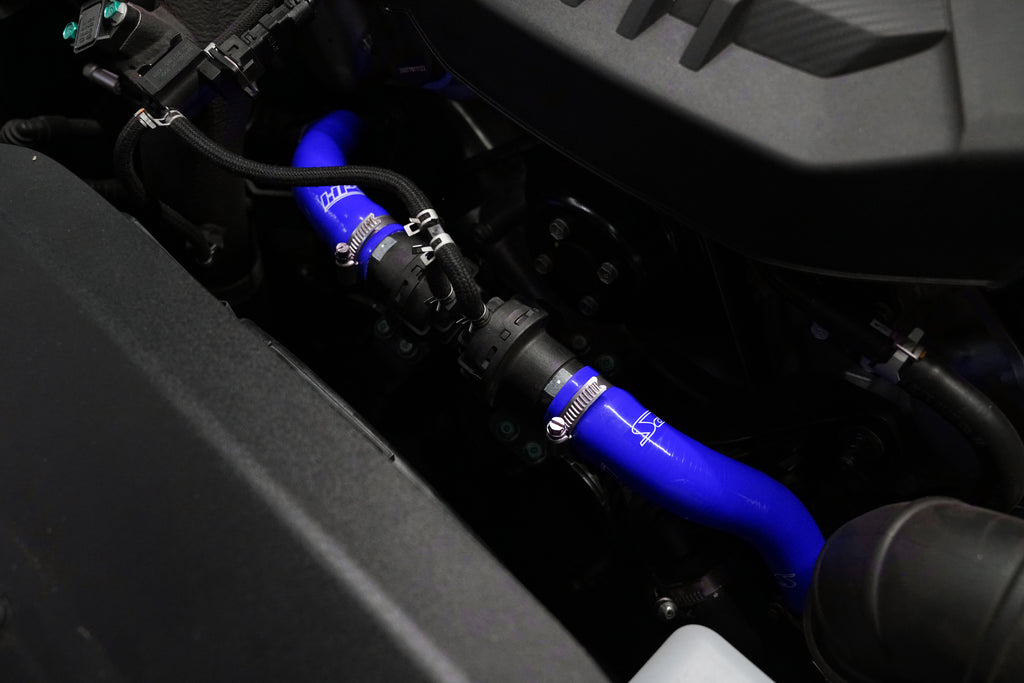 HPS Performance Hps Silicone Bypass Valve Recirculation Hose Kit 57 2045 Blue Blue - 57-2045-BLUE