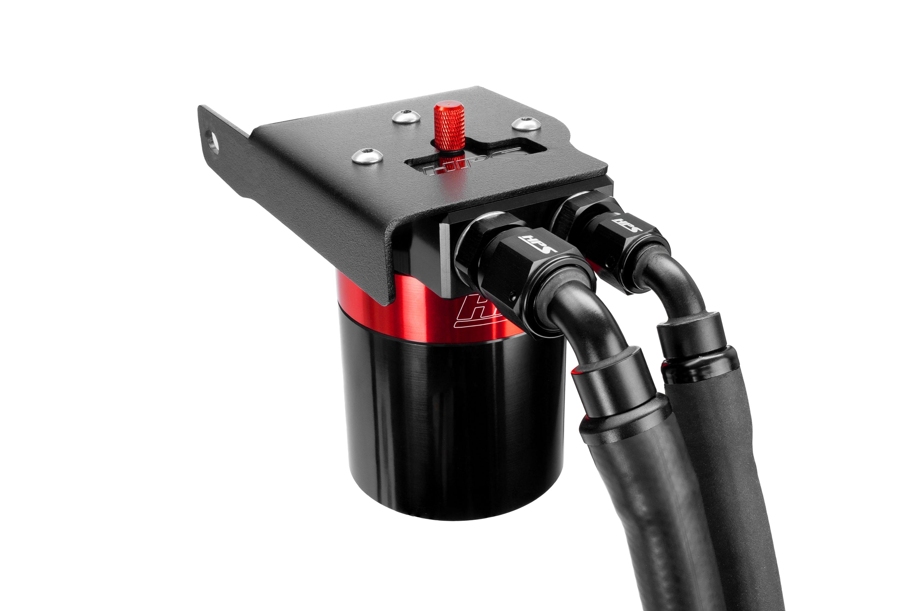 HPS Performance Oil Catch Can Kit 860-033 Red - 860-033