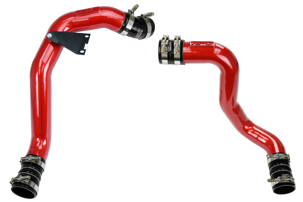 HPS Performance Hot and Cold Side Charge Pipe Kit 17-145R Red - 17-145R