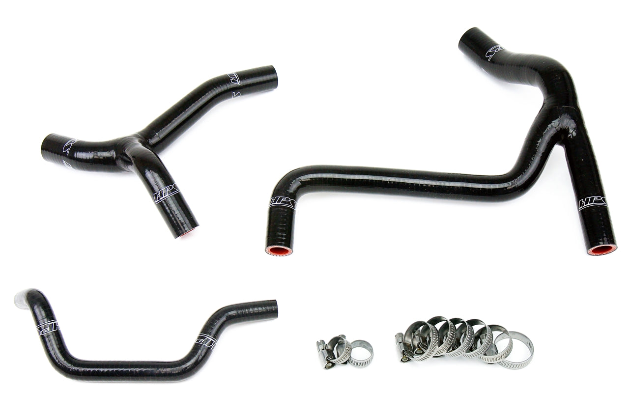 HPS Performance Hps Silicone Radiator Coolant Hose Kit 57 1246 Blk Black - 57-1246-BLK