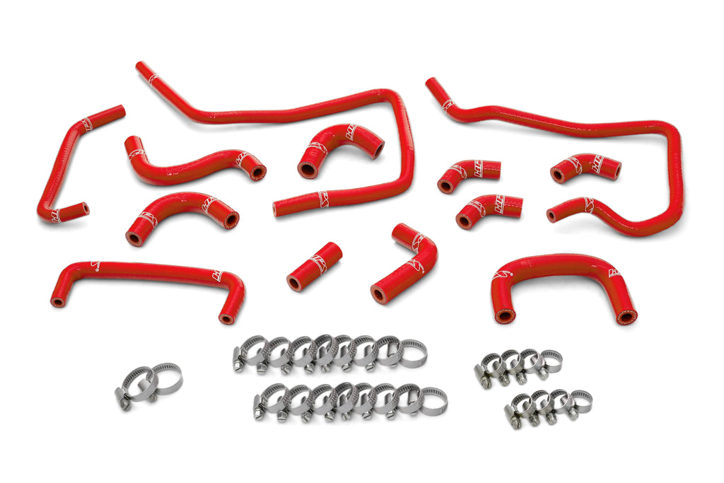 HPS Performance Hps Silicone Ancillary Coolant Hose Kit 57 1807 Red Red - 57-1807-RED