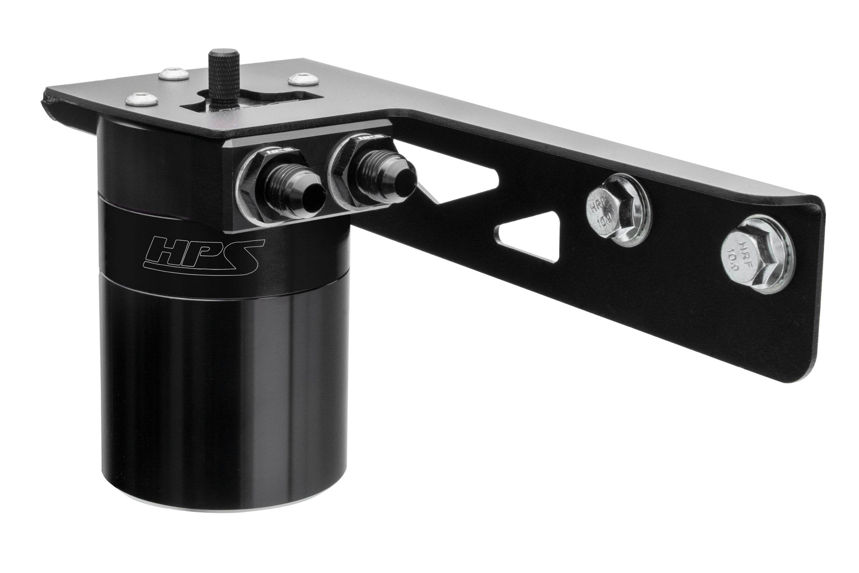 HPS Performance Oil Catch Can Kit 860-018WB, Black - 860-018WB
