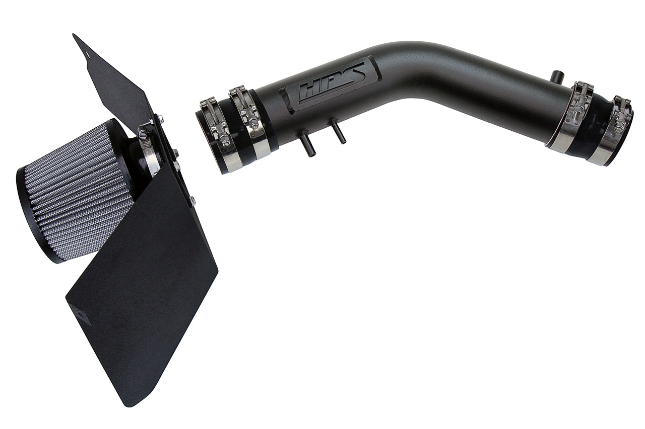 HPS Performance Air Intake Kit With Heat Shield 827-663WB Black - 827-663WB