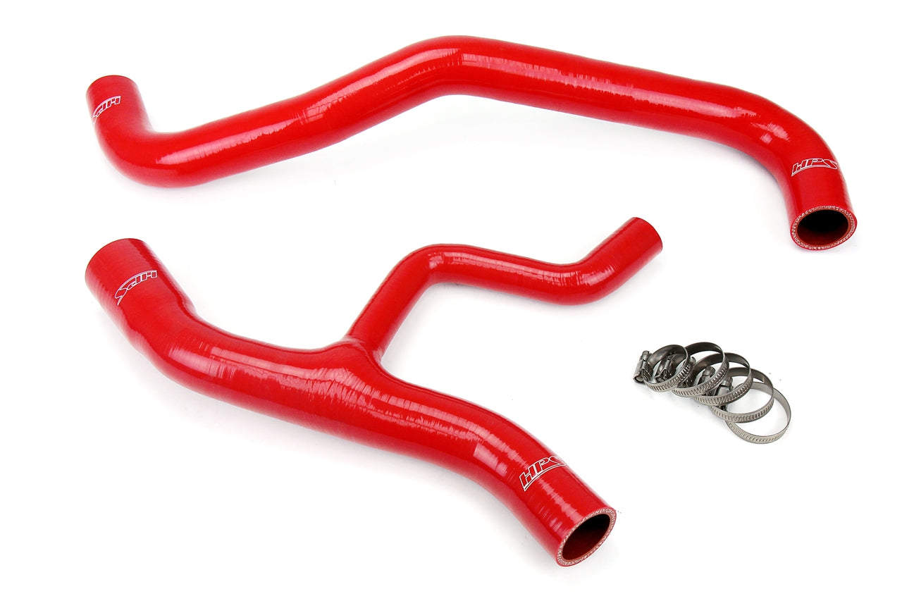 HPS Performance Hps Silicone Radiator Coolant Hose Kit 57 1012 Red Red - 57-1012-RED
