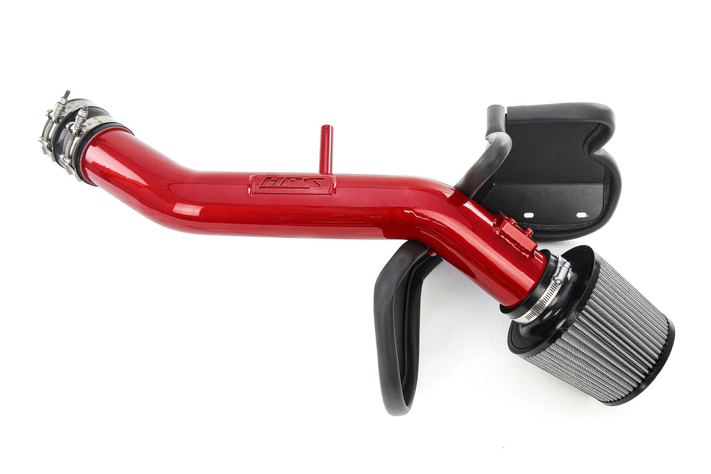 HPS Performance Air Intake Kit With Heat Shield 827-720R Red - 827-720R