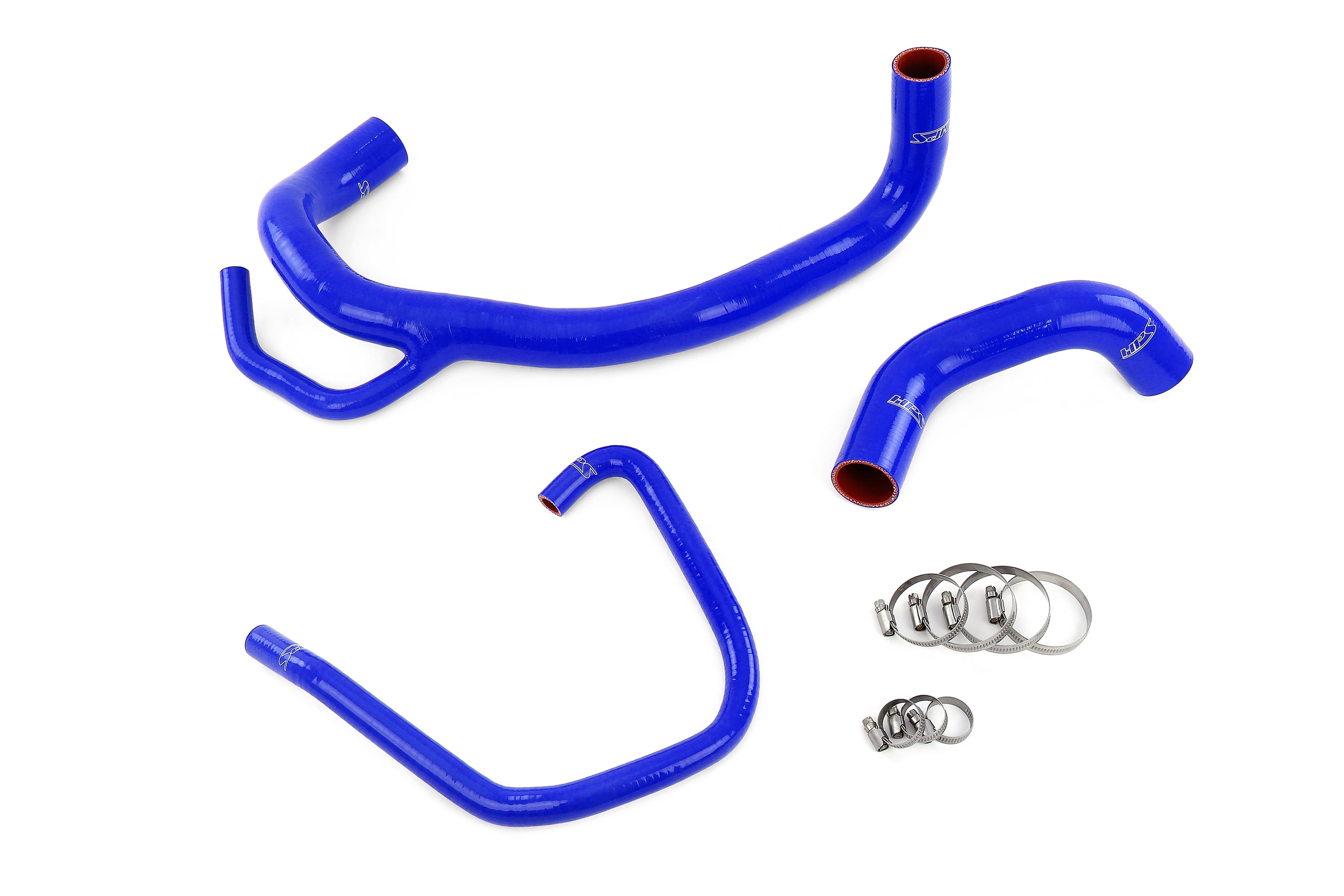 HPS Performance Hps Silicone Radiator Coolant Hose Kit 57 1616 R Blue Blue - 57-1616R-BLUE
