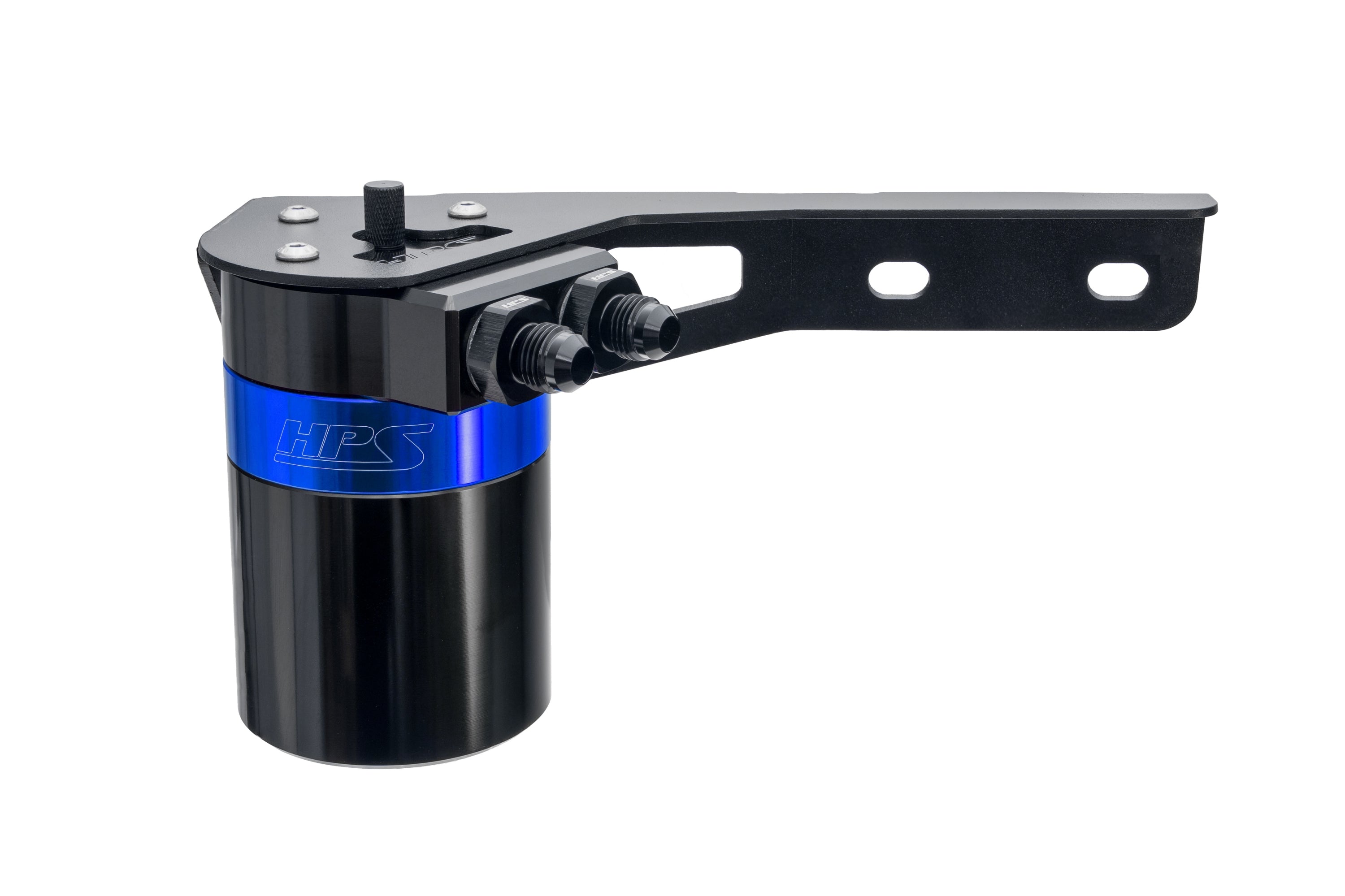 HPS Performance Oil Catch Can Kit 860-015 Blue - 860-015BL