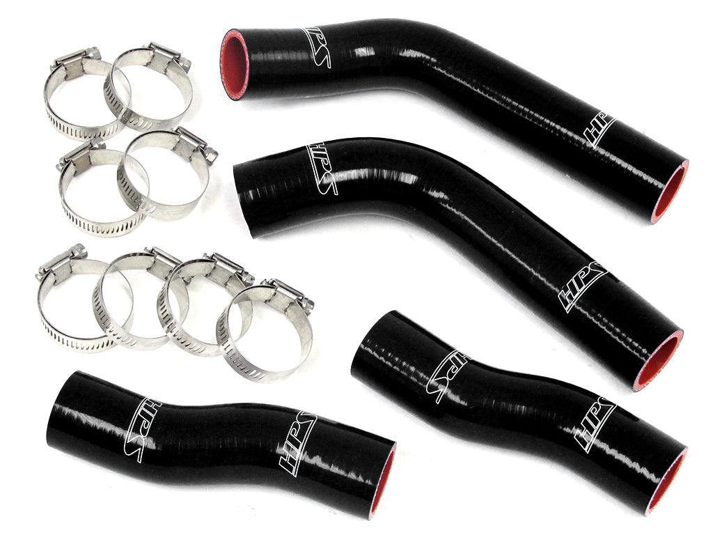 HPS Performance Hps Silicone Radiator Coolant Hose Kit 57 1315 Blk Black - 57-1315-BLK