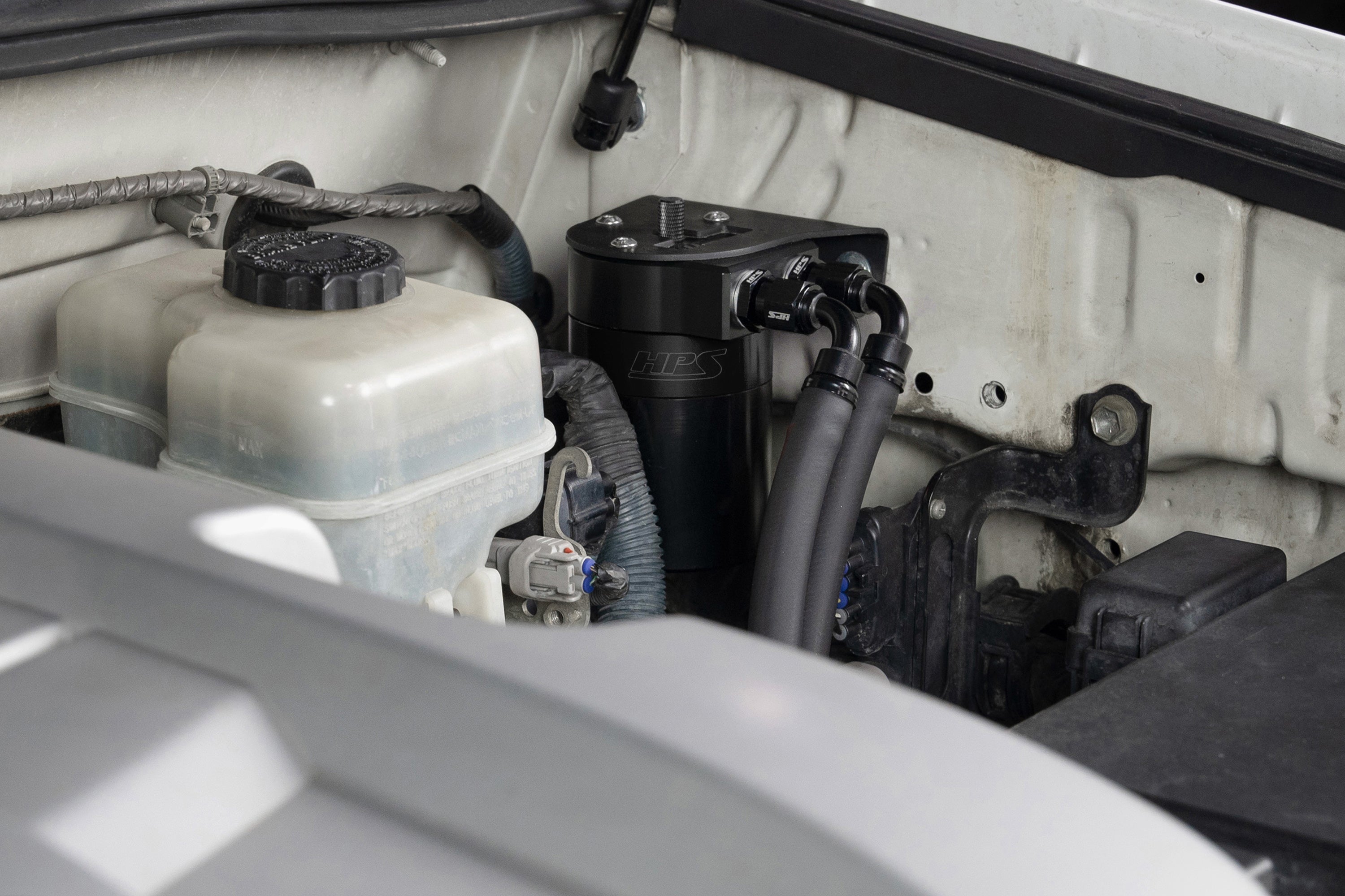 HPS Performance Oil Catch Can Kit 860-019WB, Black - 860-019WB