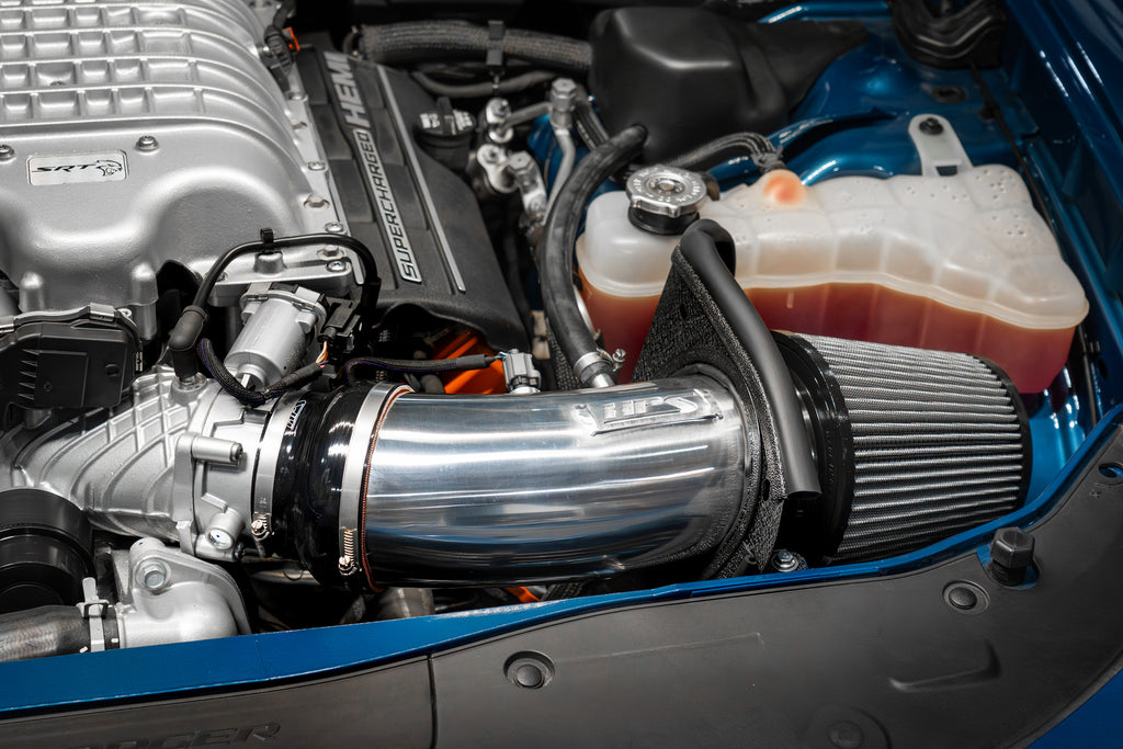 HPS Performance Air Intake Kit With Heat Shield 827-681P Polished - 827-681P