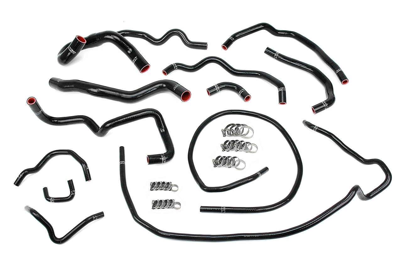 HPS Performance Hps Silicone Radiator And Heater Coolant Hose Kit 57 1512 Blk Black - 57-1512-BLK