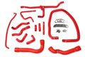 HPS Performance Hps Silicone Radiator And Heater Coolant Hose Kit 57 1674 Red Red - 57-1674-RED