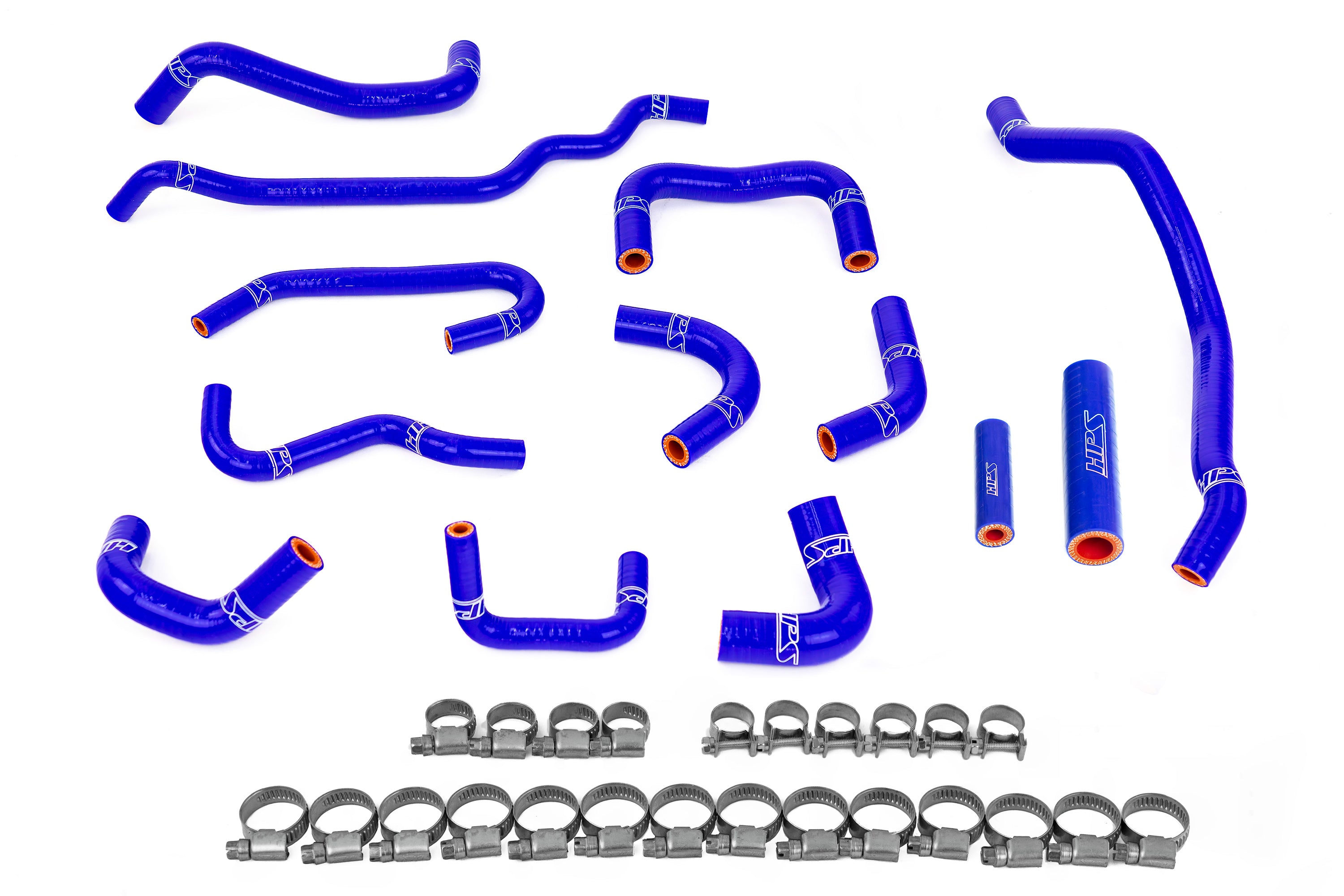 HPS Performance Hps Silicone Throttle Body, Reservoir, And Turbo Ancillary Coolant Hose Kit 57 2131 A Blue Blue - 57-2131A-BLUE