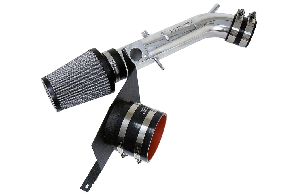 HPS Performance Air Intake Kit With Heat Shield 827-590P Polished - 827-590P
