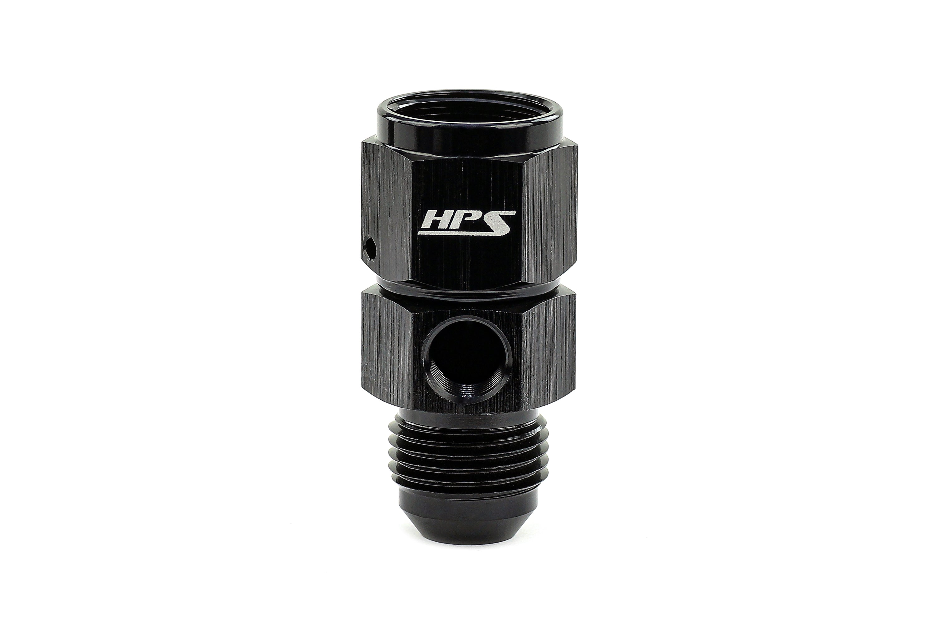 HPS Performance AN -12 Male to Female Adapter with 1/8 NPT Take Off AN192-12