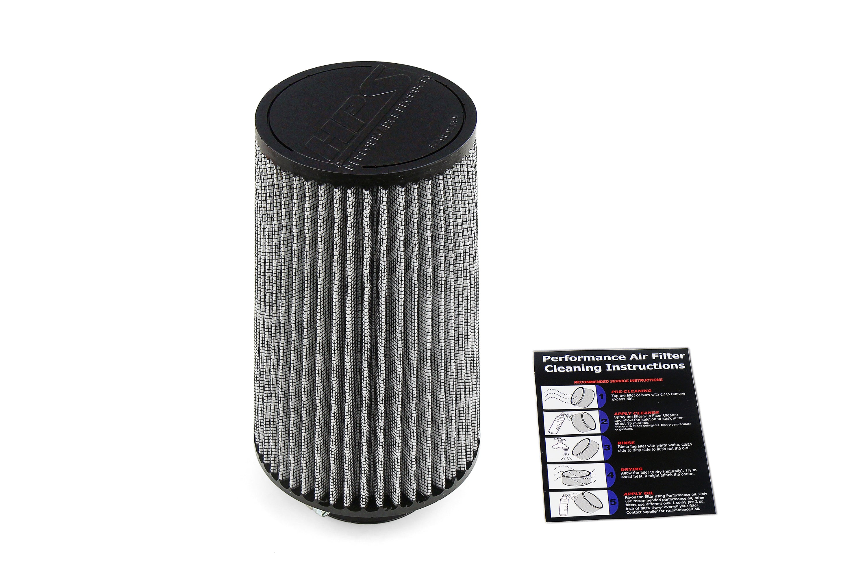 HPS Performance Air Filter 3" ID, 9" Element Length, 10-1/4" Overall Length, HPS-4337