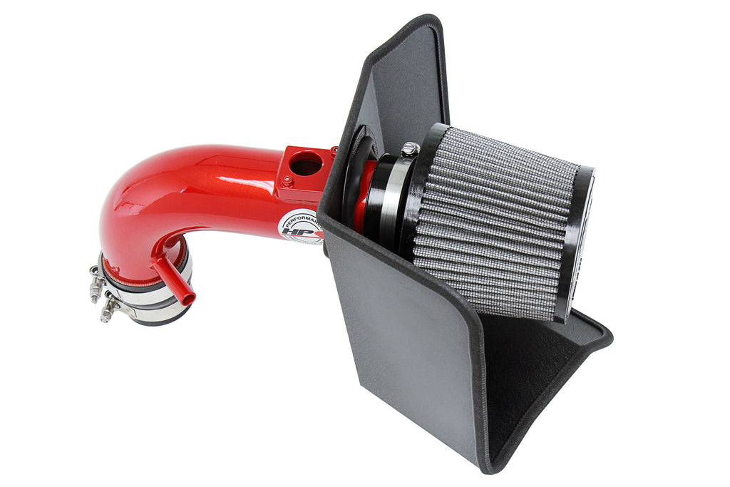 HPS Performance Air Intake Kit With Heat Shield 827-696R Red - 827-696R