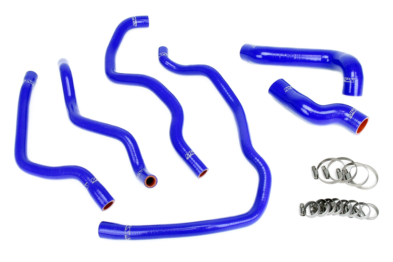 HPS Performance Hps Silicone Radiator And Heater Coolant Hose Kit 57 2076 Blue Blue - 57-2076-BLUE