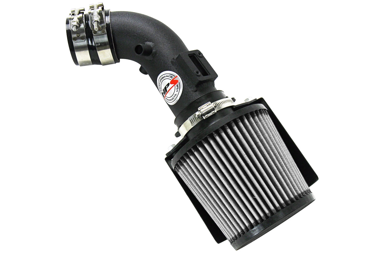 HPS Performance Air Intake Kit With Heat Shield 827-163WB Black - 827-163WB