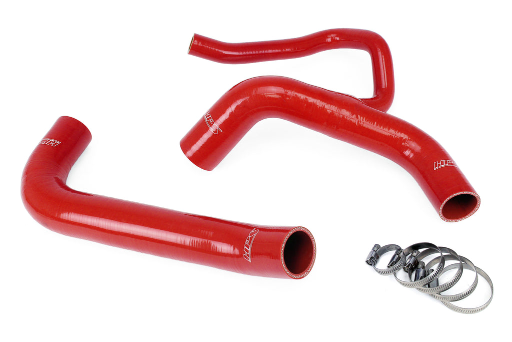 HPS Performance Hps Silicone Radiator Coolant Hose Kit 57 1848 Red Red - 57-1848-RED