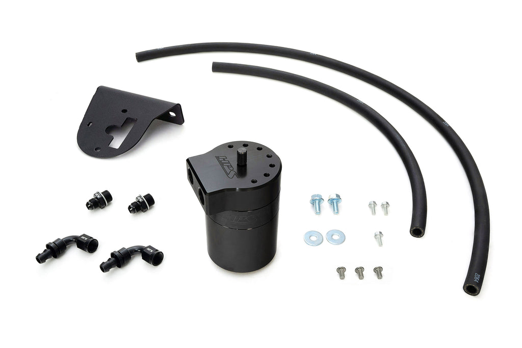 HPS Performance Oil Catch Can Kit 860-019WB, Black - 860-019WB