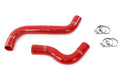 HPS Performance Hps Silicone Radiator Coolant Hose Kit 57 2092 Red Red - 57-2092-RED