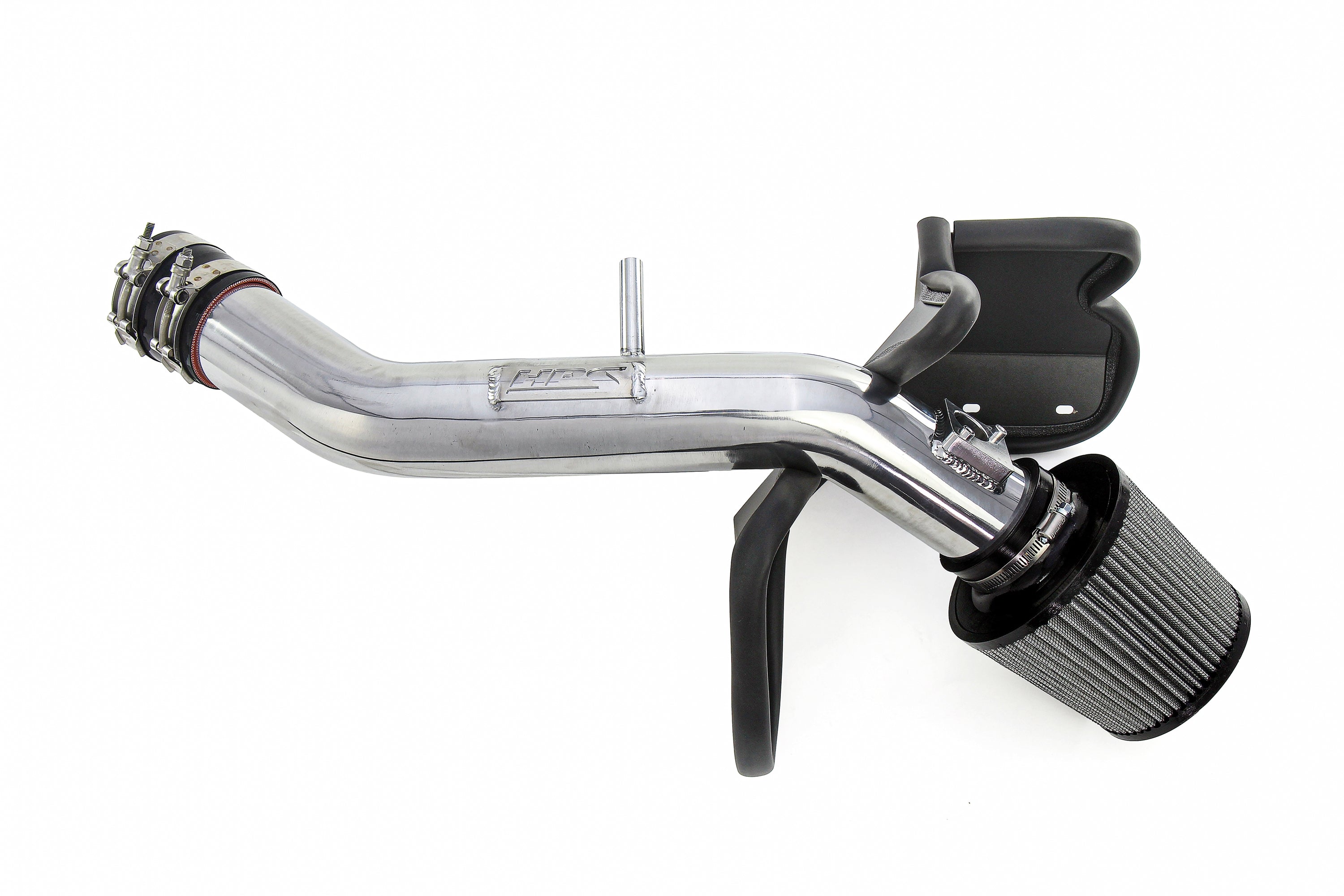 HPS Performance Air Intake Kit With Heat Shield 827-720P Polished - 827-720P