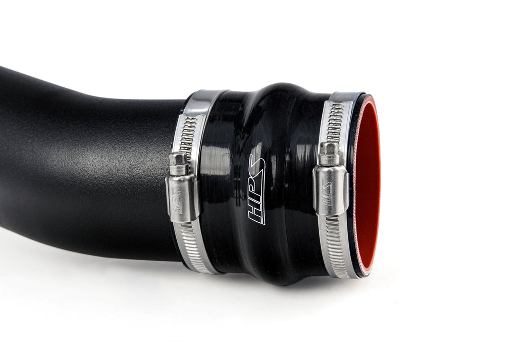 HPS Performance Air Intake Kit With Heat Shield 827-727WB Black - 827-727WB