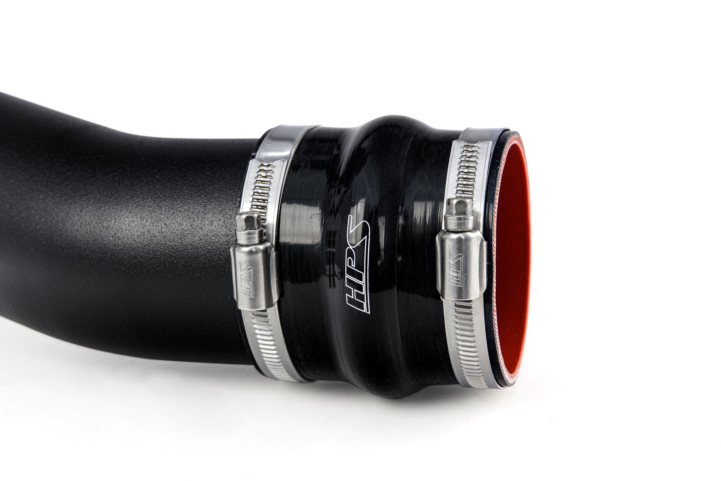 HPS Performance Air Intake Kit With Heat Shield 827-727WB Black - 827-727WB
