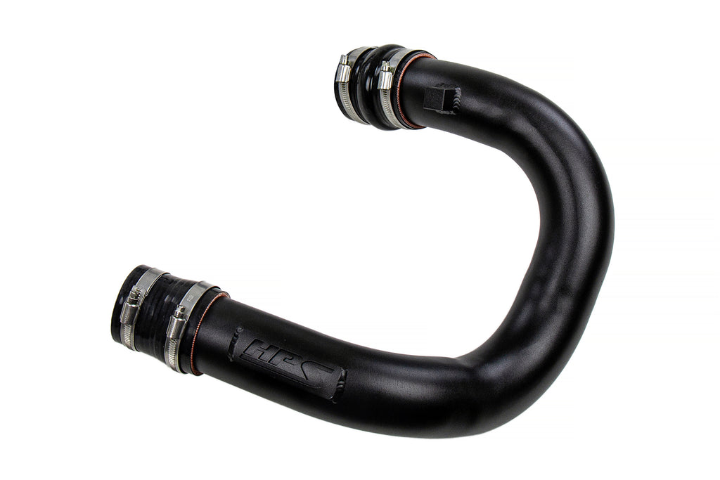 HPS Performance Lower Cold Side Charge Pipe Kit 17-136WB Black - 17-136WB