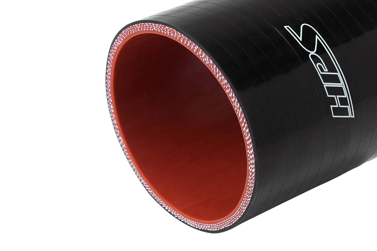 HPS Performance Hps Silicone Offset Reducing Coupler 2"   2 3/8" Id, 3" Length Htsor 200 238 Blk Black - HTSOR-200-238-BLK