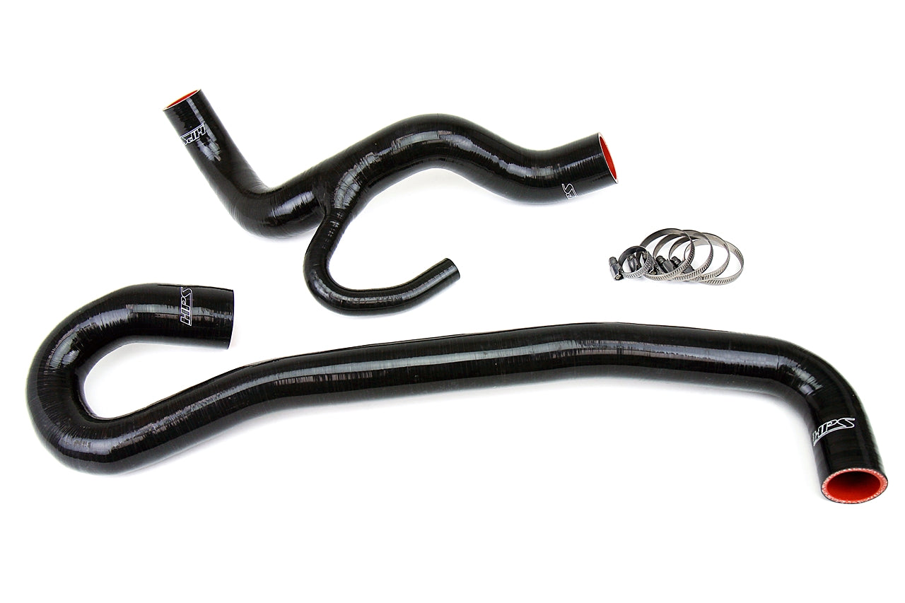 HPS Performance Hps Silicone Radiator Coolant Hose Kit 57 1456 Blk Black - 57-1456-BLK