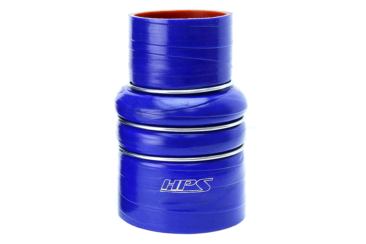 HPS Performance Hps Cold Side Charge Air Cooler Reducing Hose 2 3/4"   3" Id, 6" Length Cac 275 300 Cold Blue - CAC-275-350-COLD