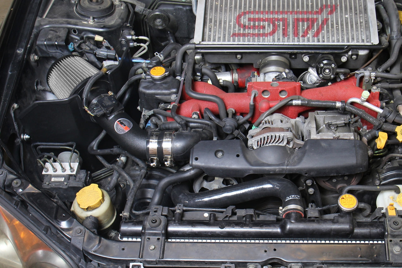 HPS Performance Air Intake Kit With Heat Shield 827-606WB Black - 827-606WB