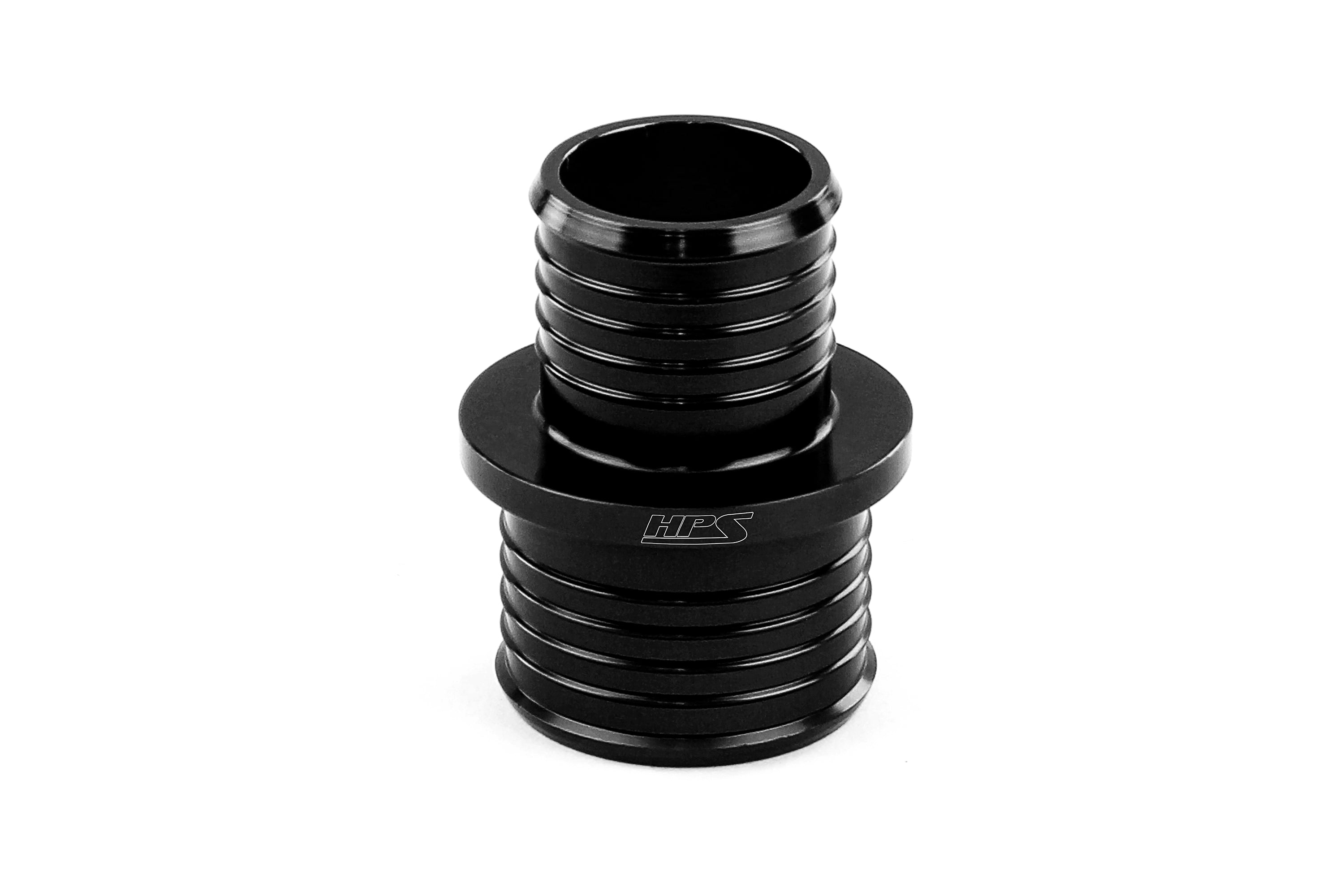 HPS Performance Hps Billet Aluminum Reducing Hose Union 1 1/4"   1 1/2" Od Ahur 125 150 Blk Black - AHUR-125-150-BLK