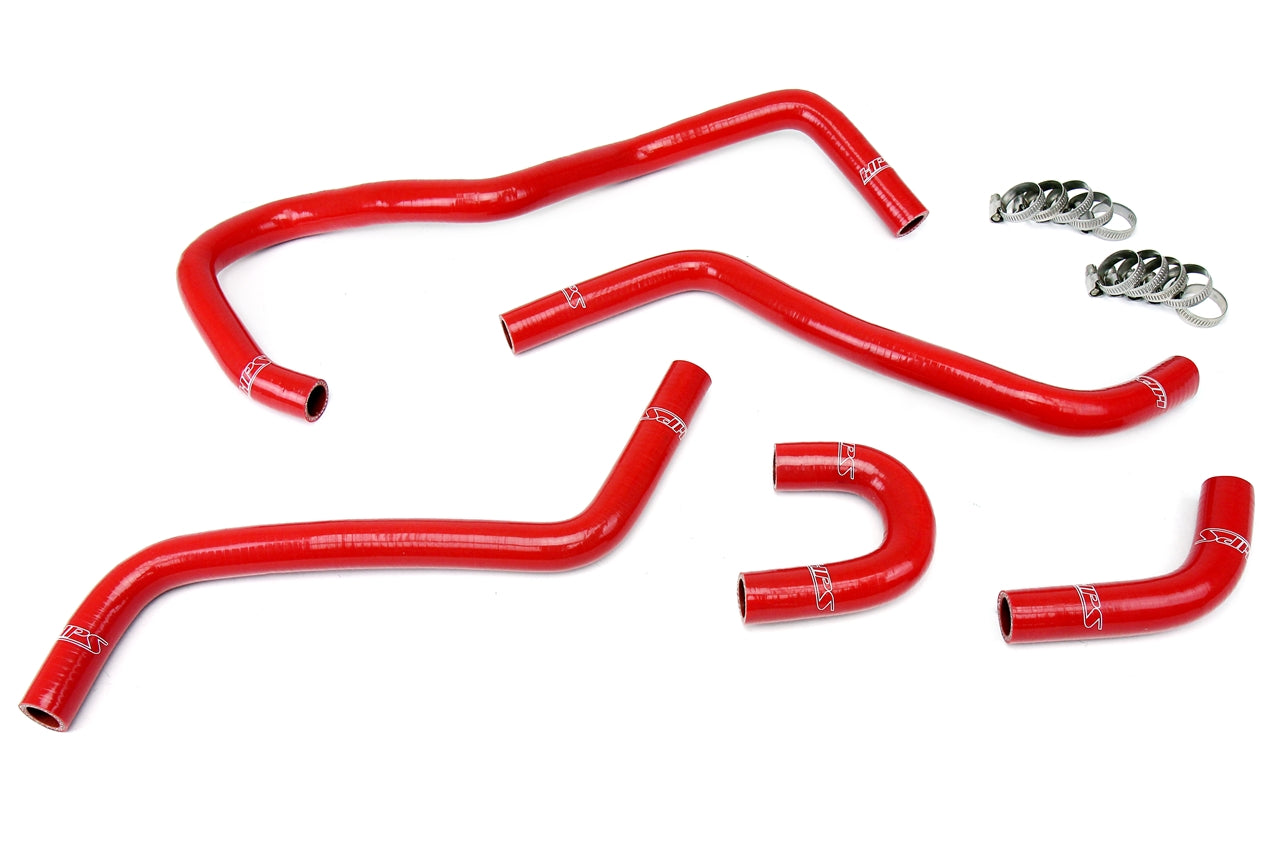 HPS Performance Hps Silicone Radiator Coolant Hose Kit 57 1345 Red Red - 57-1345-RED