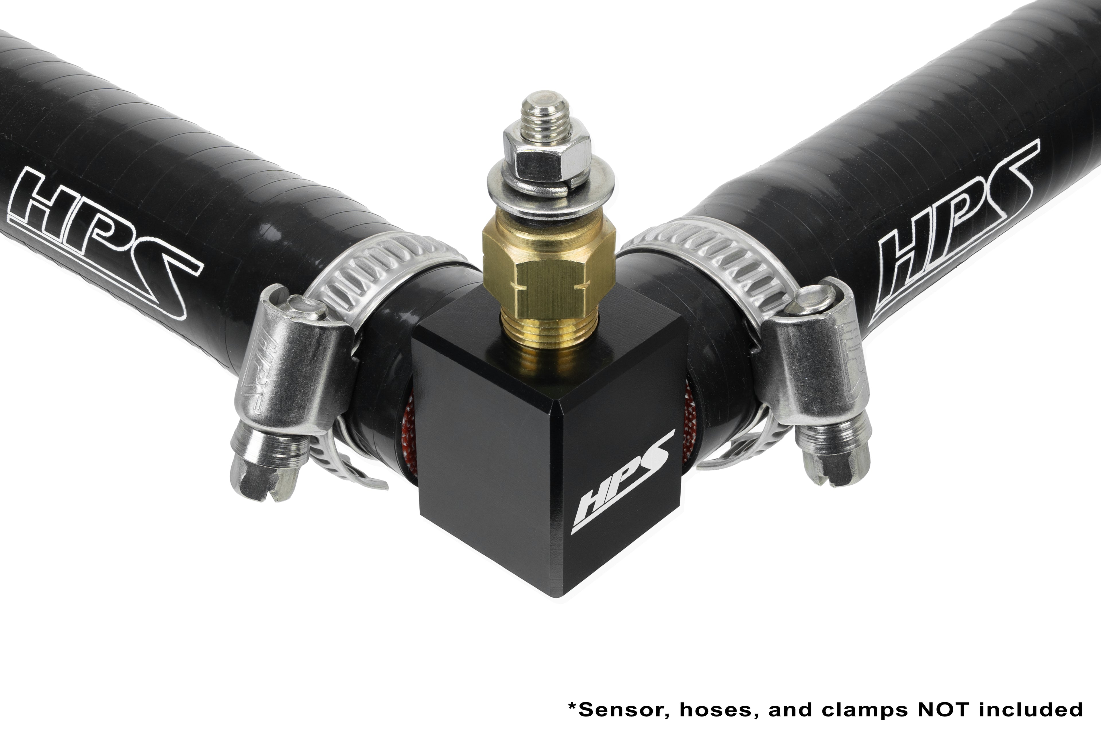 HPS Performance 90 Degree, 5/8" Connectors Billet Aluminum Sensor Adapter CTSA90-062