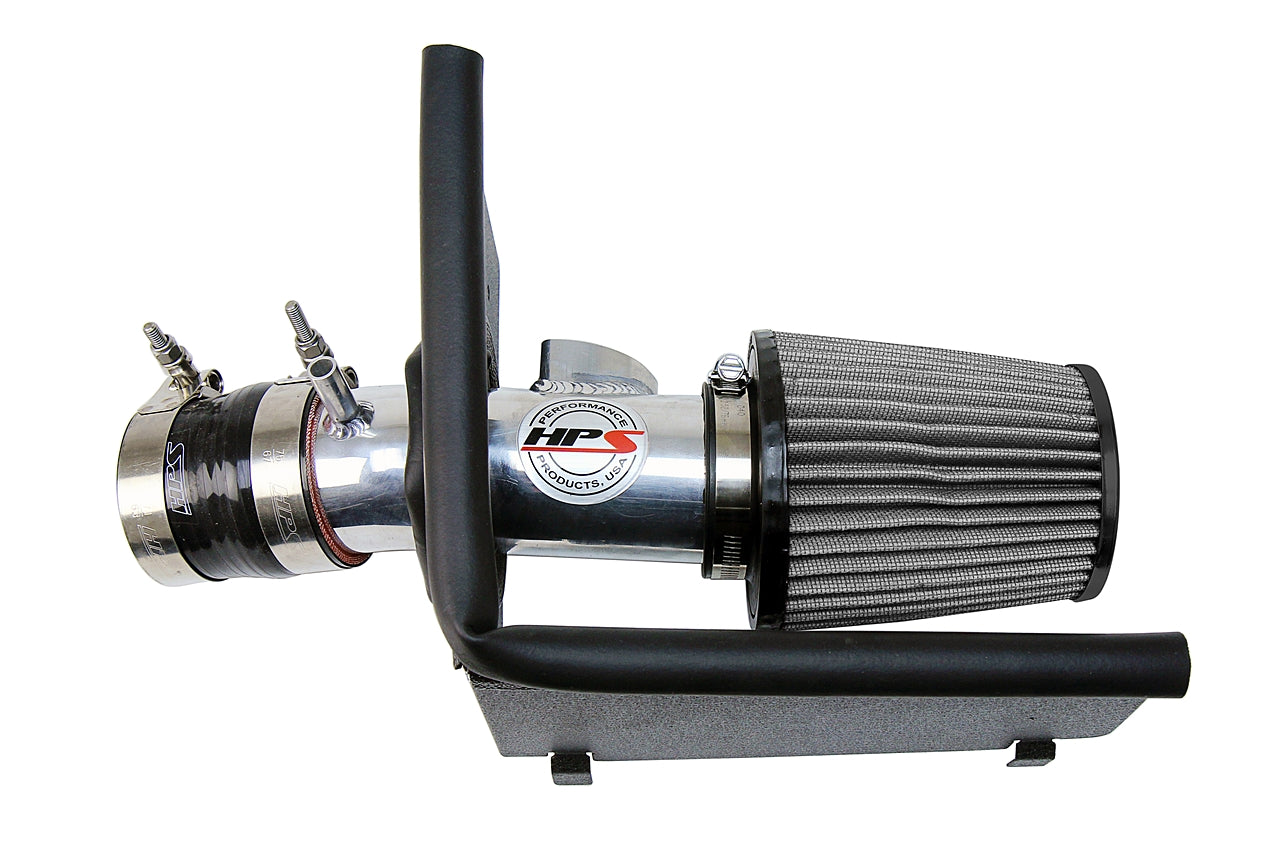 HPS Performance Air Intake Kit With Heat Shield 827-613P Polished - 827-613P