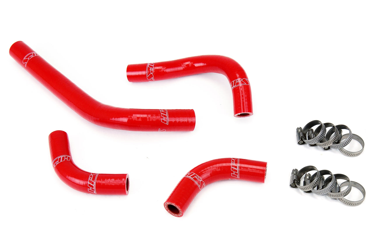 HPS Performance Hps Silicone Radiator Coolant Hose Kit 57 1234 Red Red - 57-1234-RED