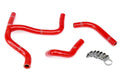 HPS Performance Hps Silicone Radiator Coolant Hose Kit 57 1255 Red Red - 57-1255-RED