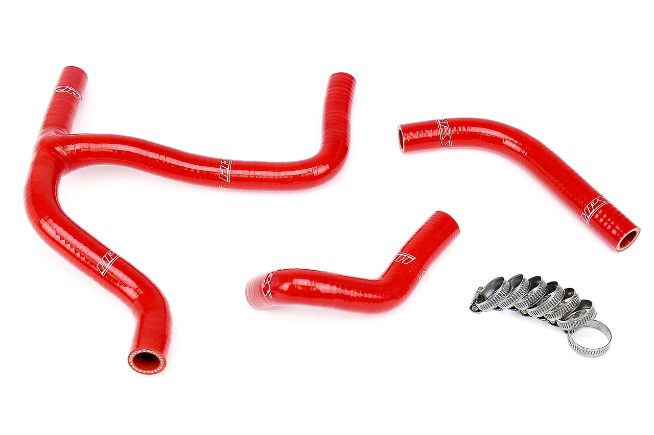HPS Performance Hps Silicone Radiator Coolant Hose Kit 57 1255 Red Red - 57-1255-RED