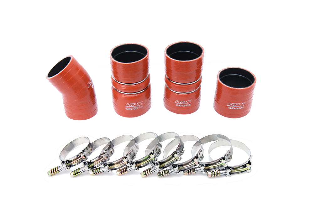 HPS Performance Hps Silicone Intercooler Boot Kit 57 1537 Orange - 57-1537