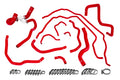 HPS Performance Hps Silicone Radiator And Heater Coolant Hose Kit 57 1511 Red Red - 57-1511-RED