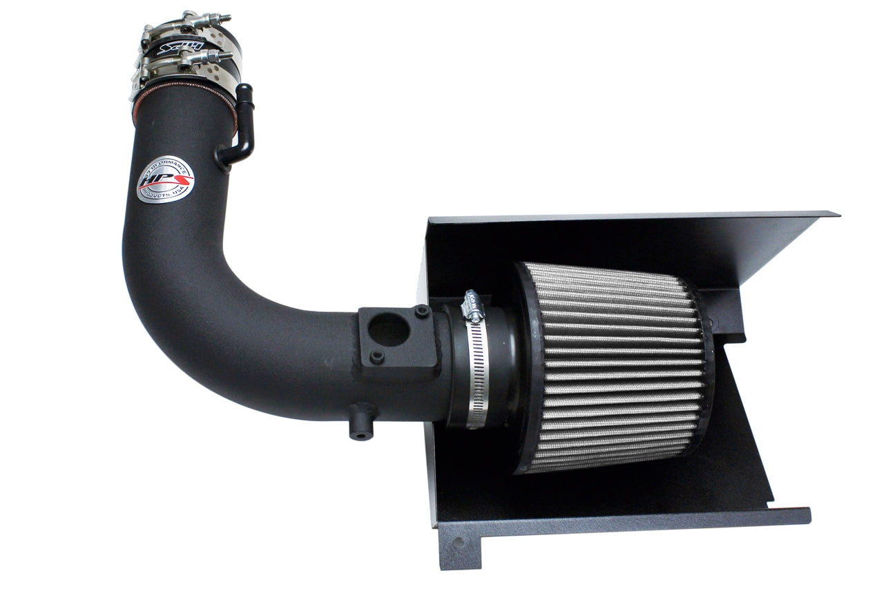 HPS Performance Air Intake Kit With Heat Shield 827-548WB Black - 827-548WB
