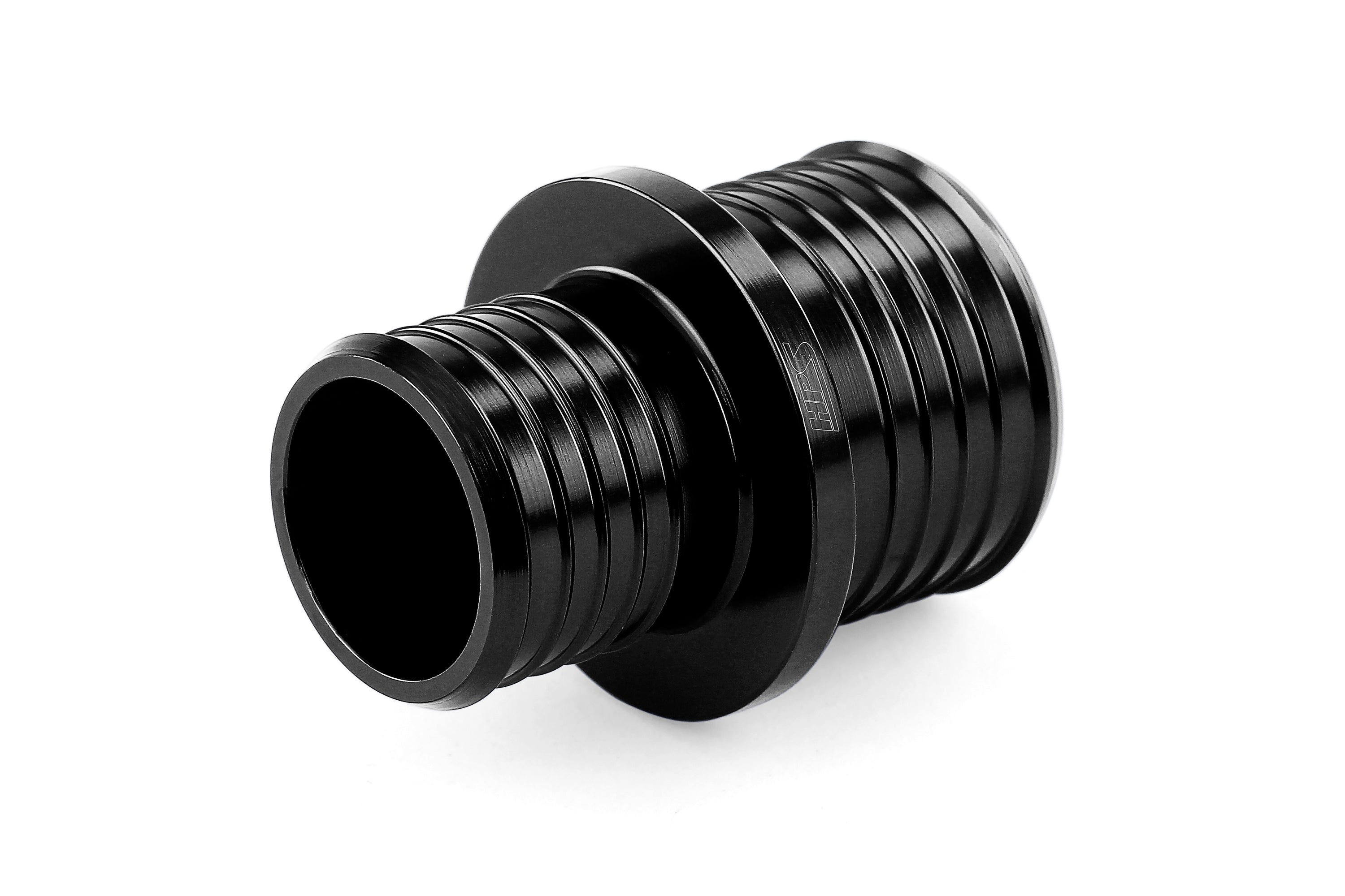 HPS Performance Hps Billet Aluminum Reducing Hose Union 1"   1 1/4" Od Ahur 100 125 Blk Black - AHUR-100-125-BLK