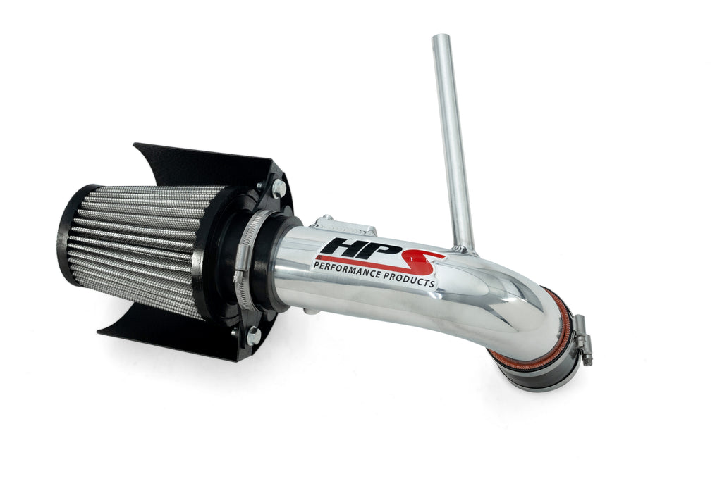 HPS Performance Air Intake Kit With Heat Shield 827-784P Polished - 827-784P