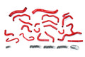 HPS Performance Hps Silicone Radiator And Heater Coolant Hose Kit 57 1709 Red Red - 57-1709-RED