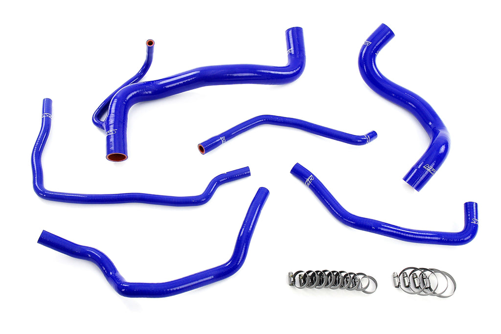HPS Performance Hps Silicone Radiator, Heater, And Expansion Tank Coolant Hose Kit 57 2149 Blue Blue - 57-2149-BLUE